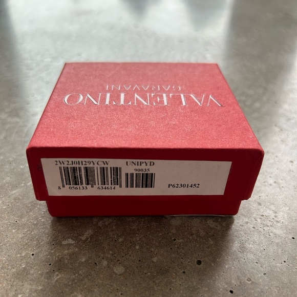 Valentino Garavani Gold & Purple VLogo Signature Earrings - Picture 4 of 4